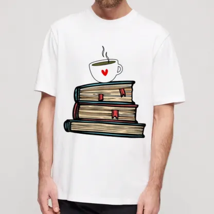 Pagewings Tea Cup Book Lovers Unisex Classic T-shirt