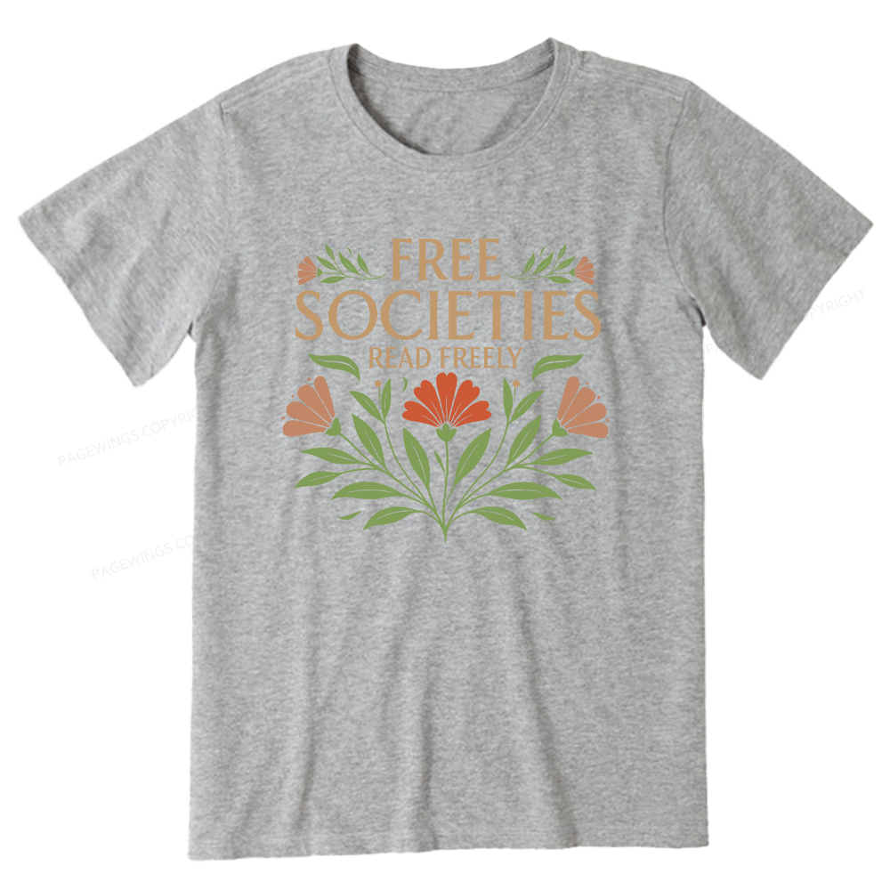 Pagewings Free Societies Read Freely Unisex Classic T-shirt