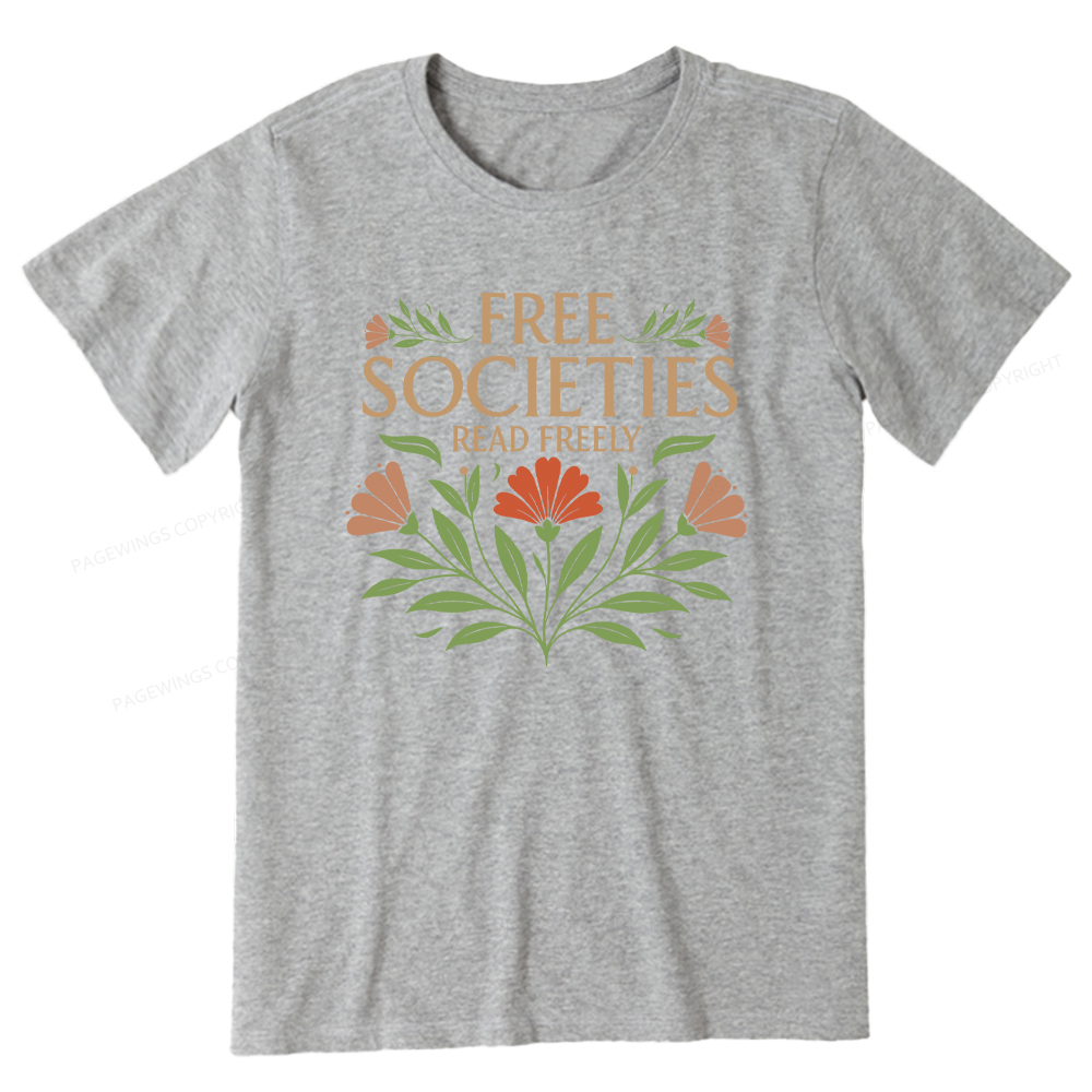 Pagewings Free Societies Read Freely Unisex Classic T-shirt