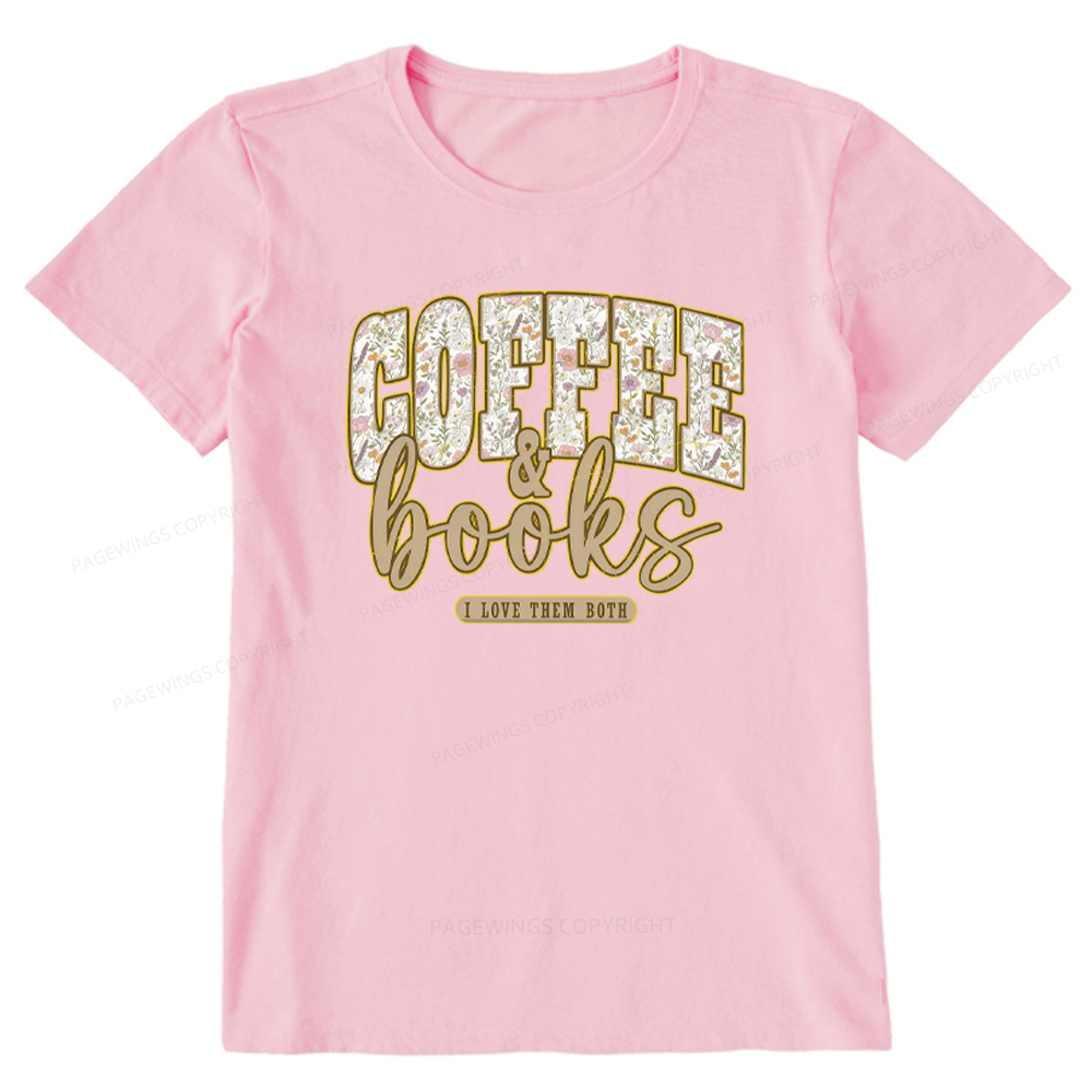 Pagewings Coffee And Books Unisex Classic T-shirt