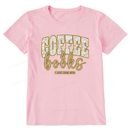 Pagewings Coffee And Books Unisex Classic T-shirt