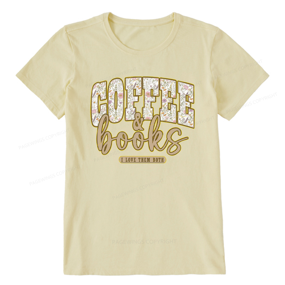 Pagewings Coffee And Books Unisex Classic T-shirt