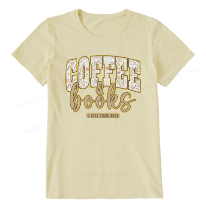 Pagewings Coffee And Books Unisex Classic T-shirt