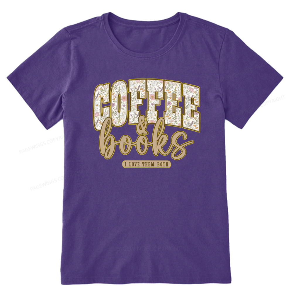 Pagewings Coffee And Books Unisex Classic T-shirt