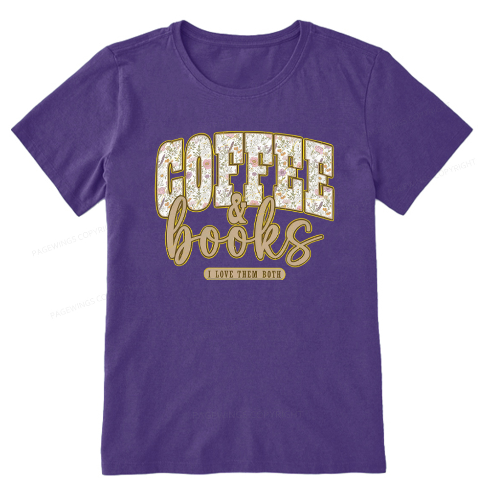 Pagewings Coffee And Books Unisex Classic T-shirt