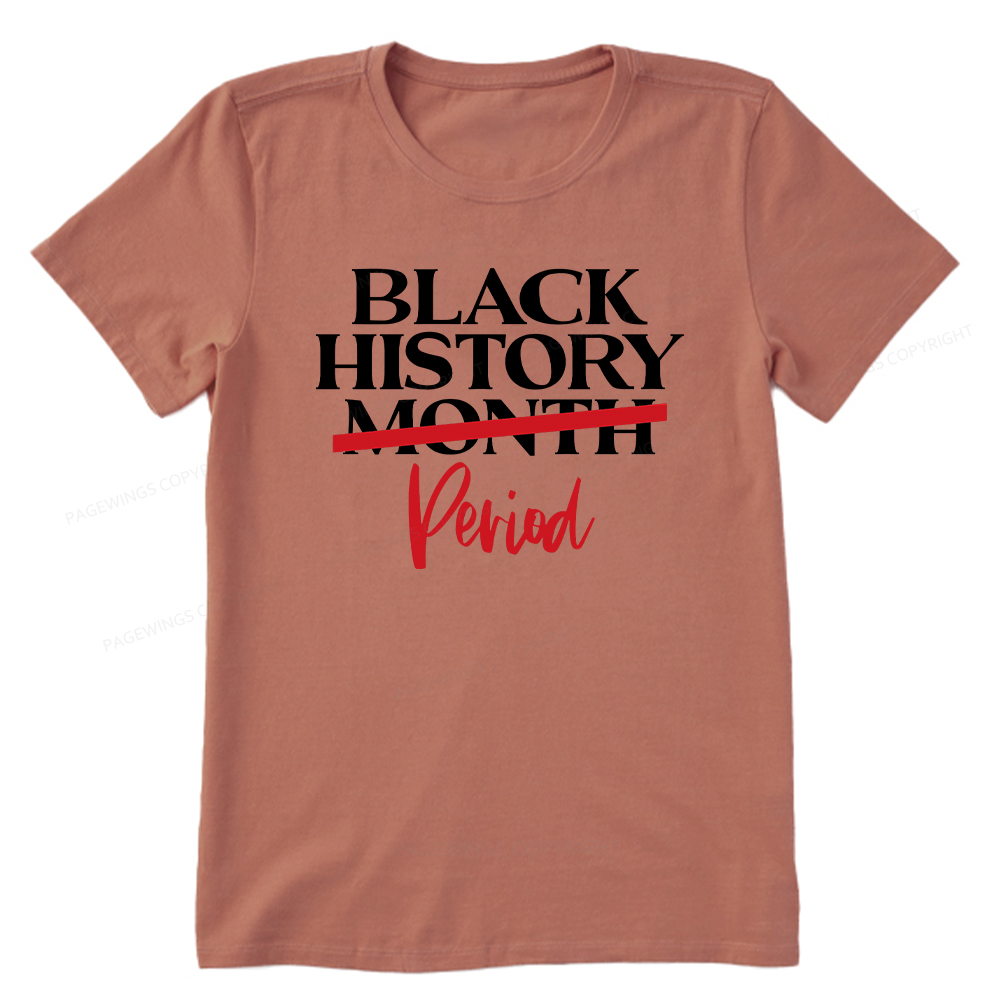 Pagewings Black History Month Period Unisex Classic T-shirt