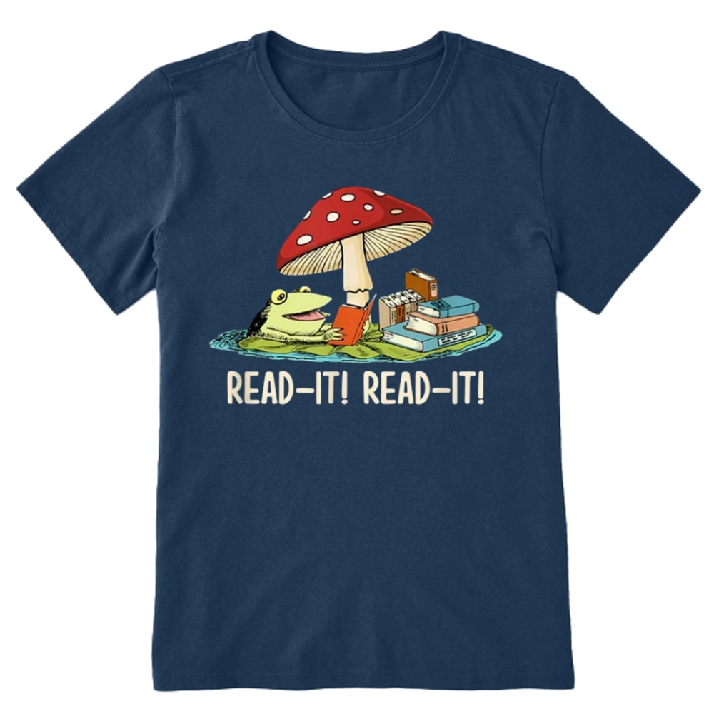 Pagewings Mushroom Read it Book Unisex Classic T-shirt