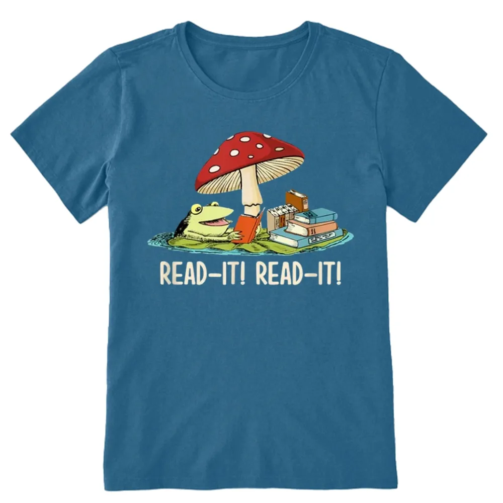 Pagewings Mushroom Read it Book Unisex Classic T-shirt