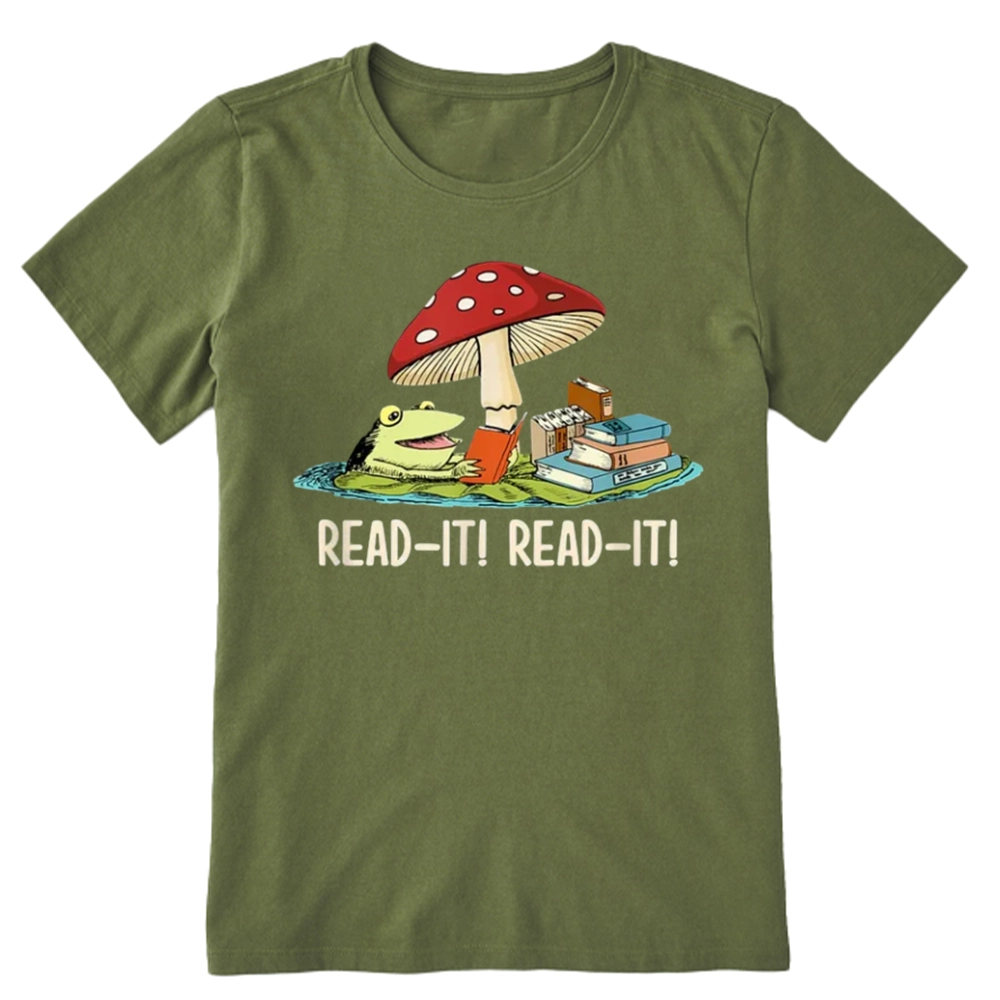 Pagewings Mushroom Read it Book Unisex Classic T-shirt