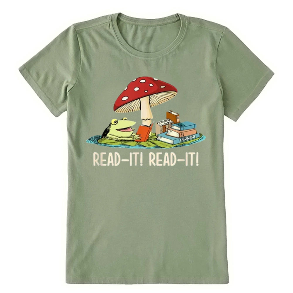 Pagewings Mushroom Read it Book Unisex Classic T-shirt