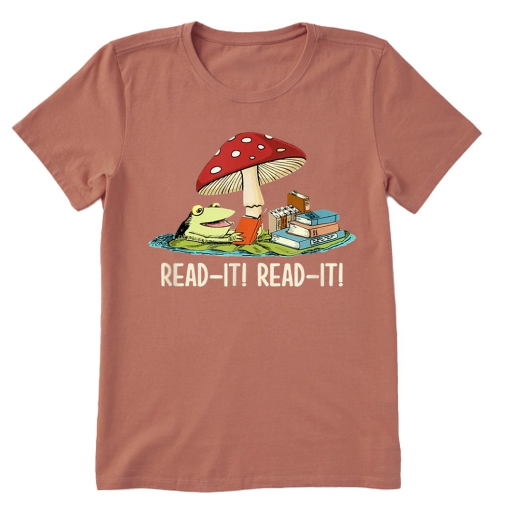Pagewings Mushroom Read it Book Unisex Classic T-shirt