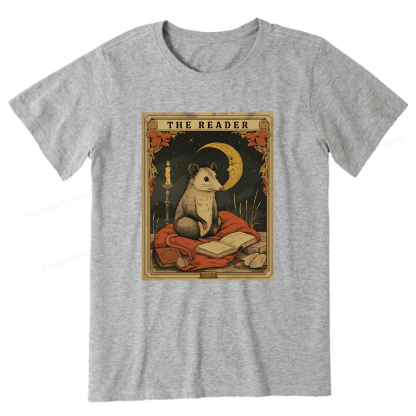 Pagewings The Reader Opossum Tarot Card Unisex Classic T-shirt