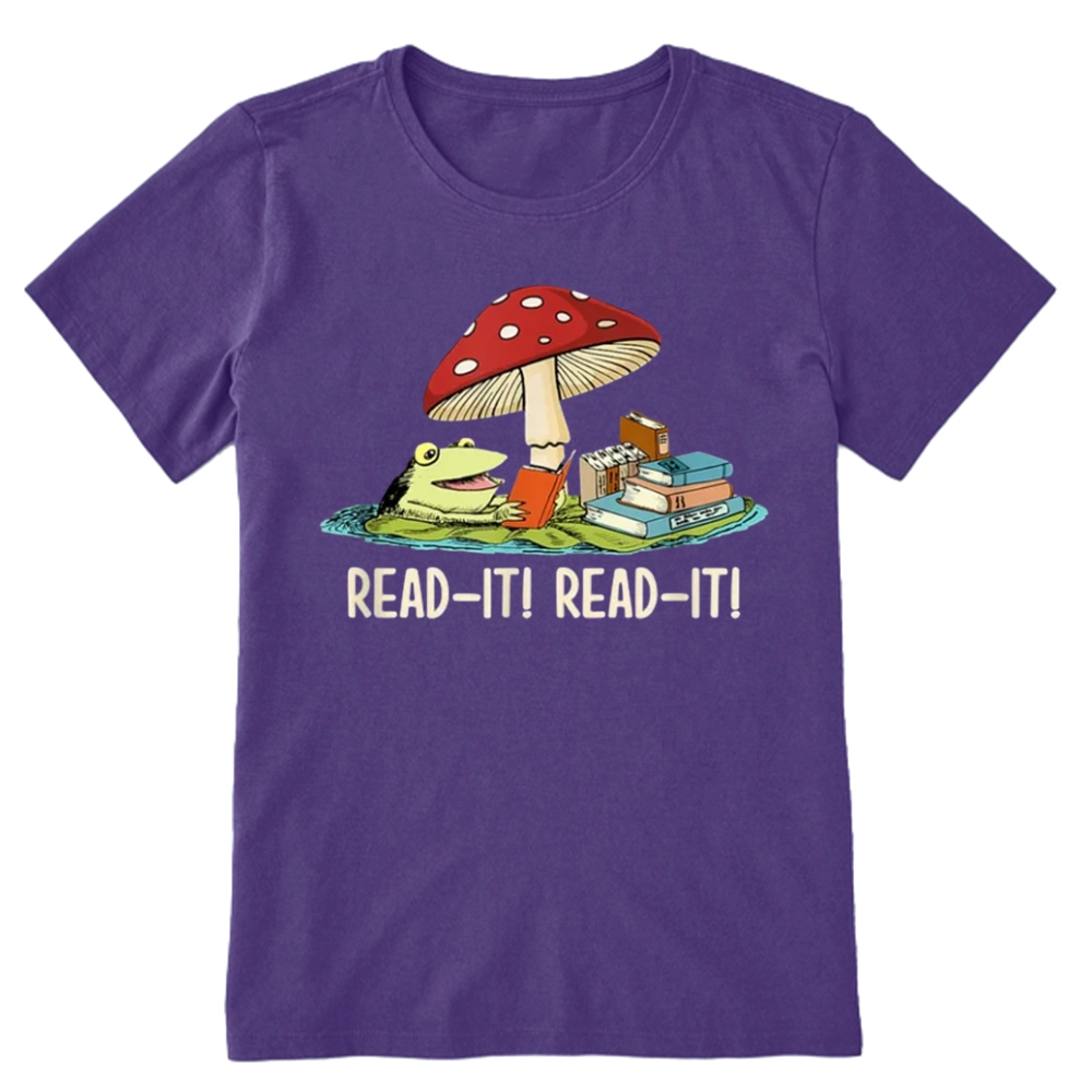 Pagewings Mushroom Read it Book Unisex Classic T-shirt