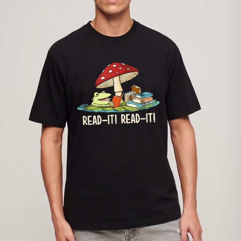 Pagewings Mushroom Read it Book Unisex Classic T-shirt