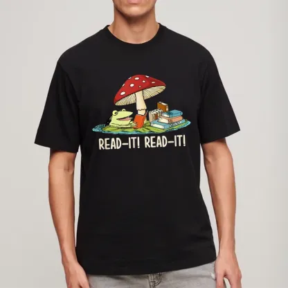 Pagewings Mushroom Read it Book Unisex Classic T-shirt