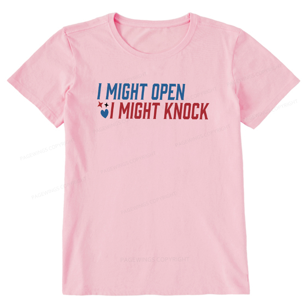 Pagewings I Might Knock Unisex Classic T-shirt