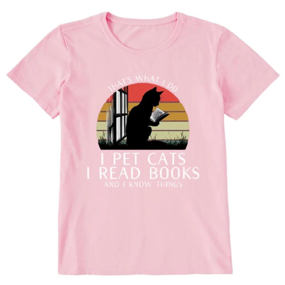 Pagewings Cat And Book Unisex Classic T-shirt