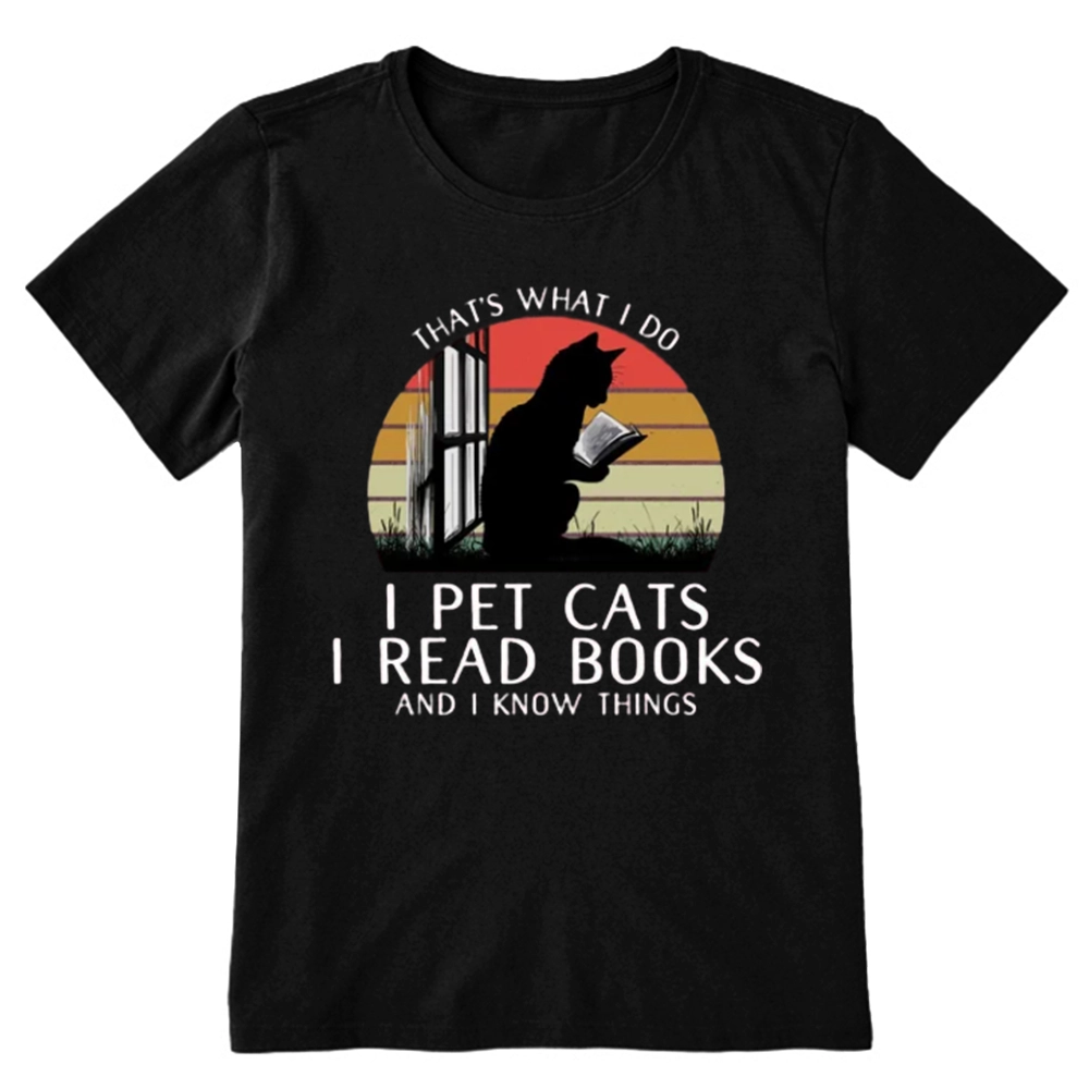Pagewings Cat And Book Unisex Classic T-shirt