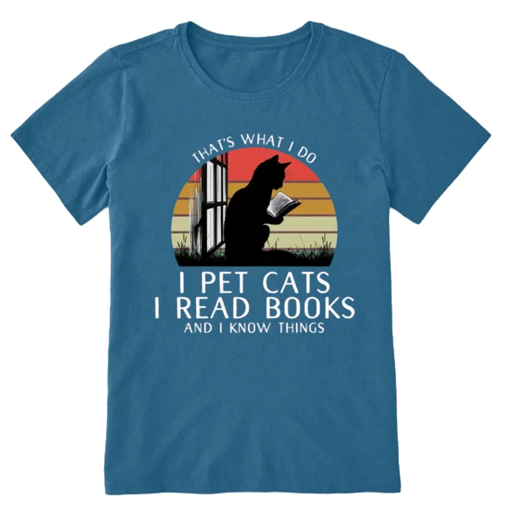 Pagewings Cat And Book Unisex Classic T-shirt