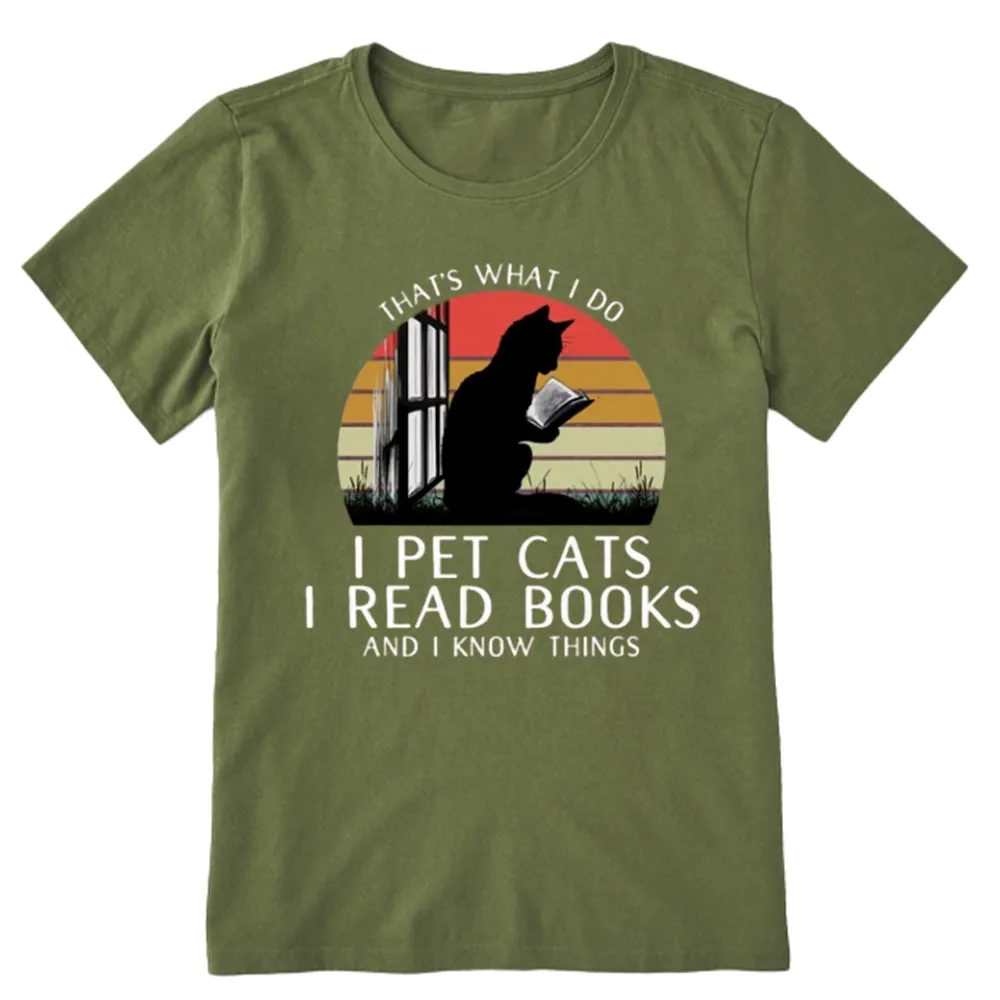 Pagewings Cat And Book Unisex Classic T-shirt