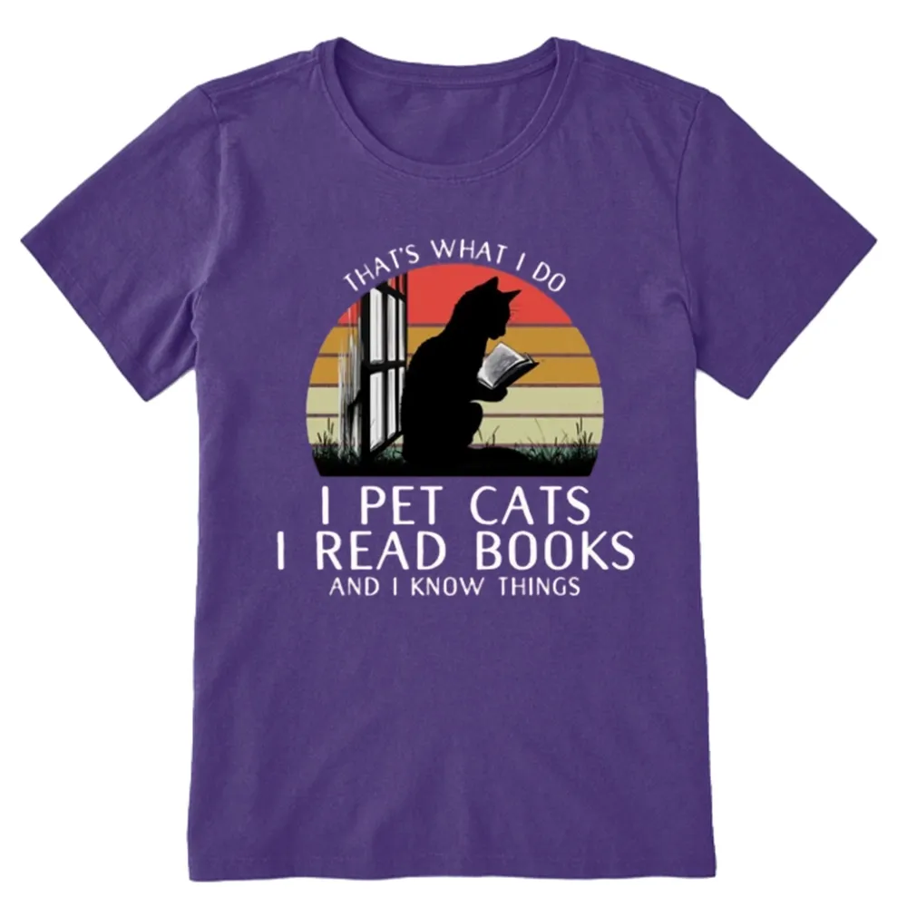 Pagewings Cat And Book Unisex Classic T-shirt