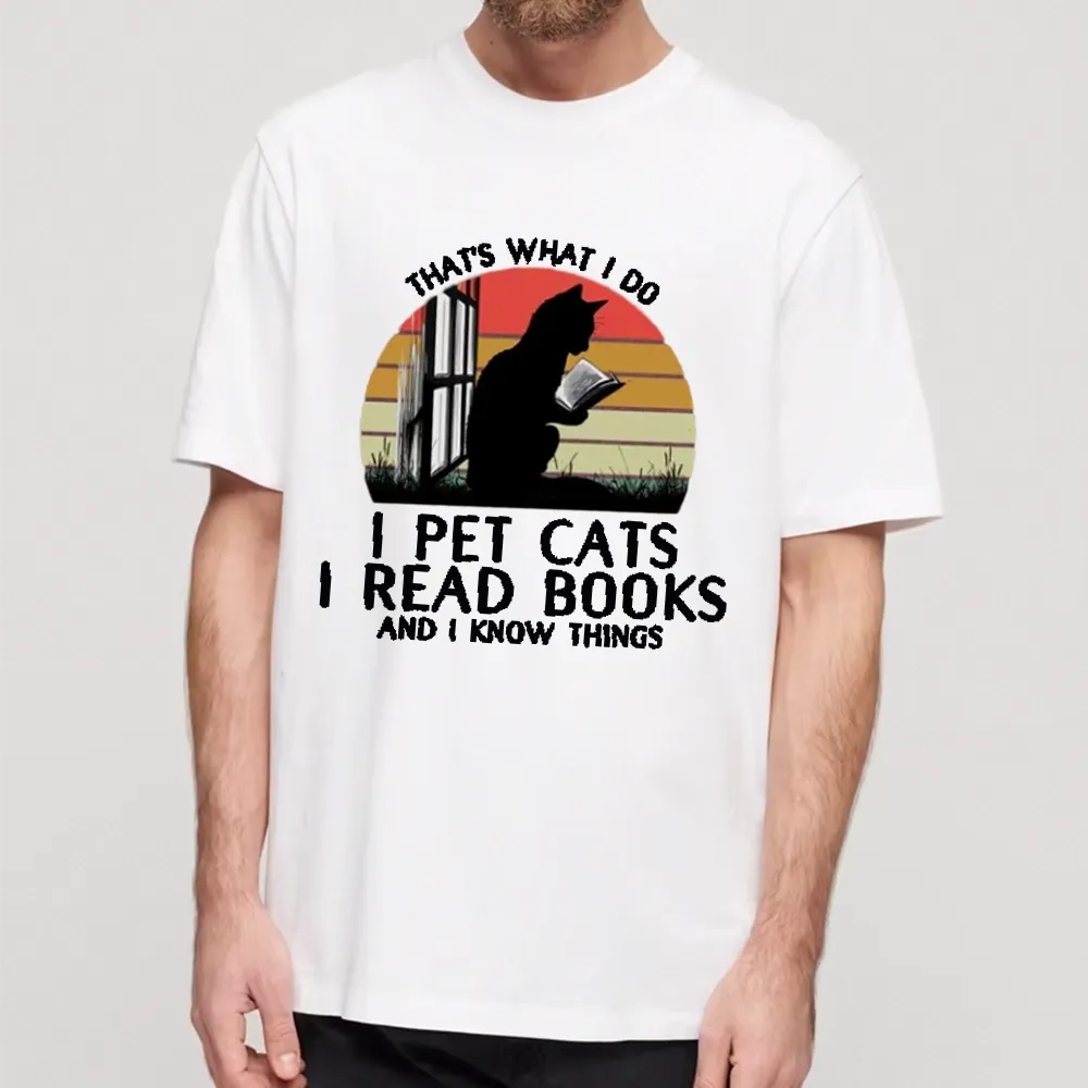 Pagewings Cat And Book Unisex Classic T-shirt
