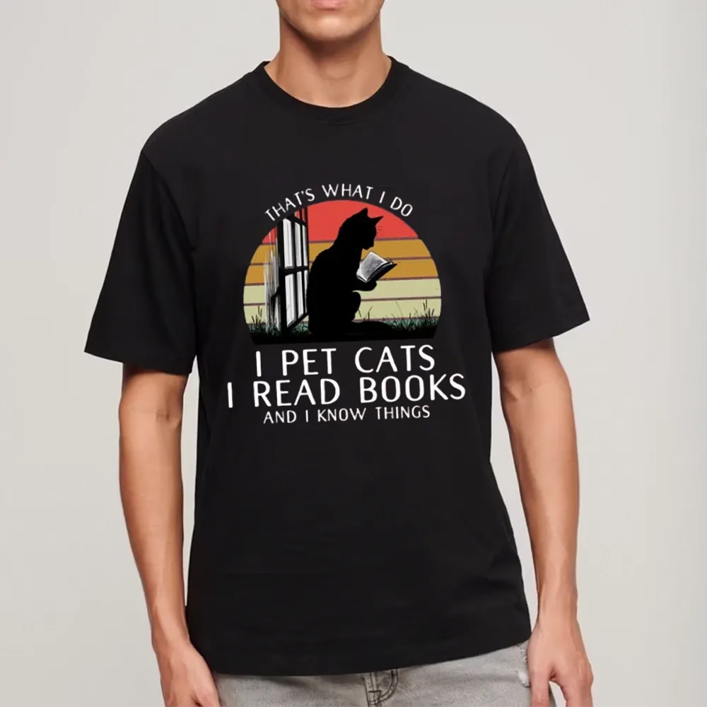 Pagewings Cat And Book Unisex Classic T-shirt
