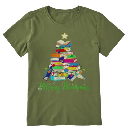 Pagewings Book Christmas Tree Unisex Classic T-shirt