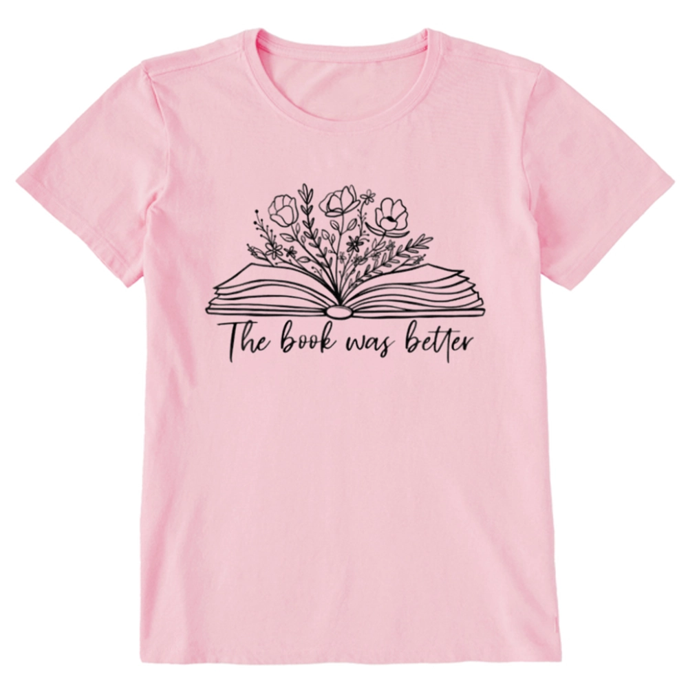Pagewings Floral The Book Was Better Unisex Classic T-shirt