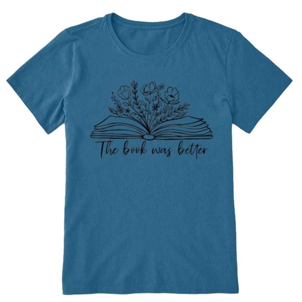 Pagewings Floral The Book Was Better Unisex Classic T-shirt