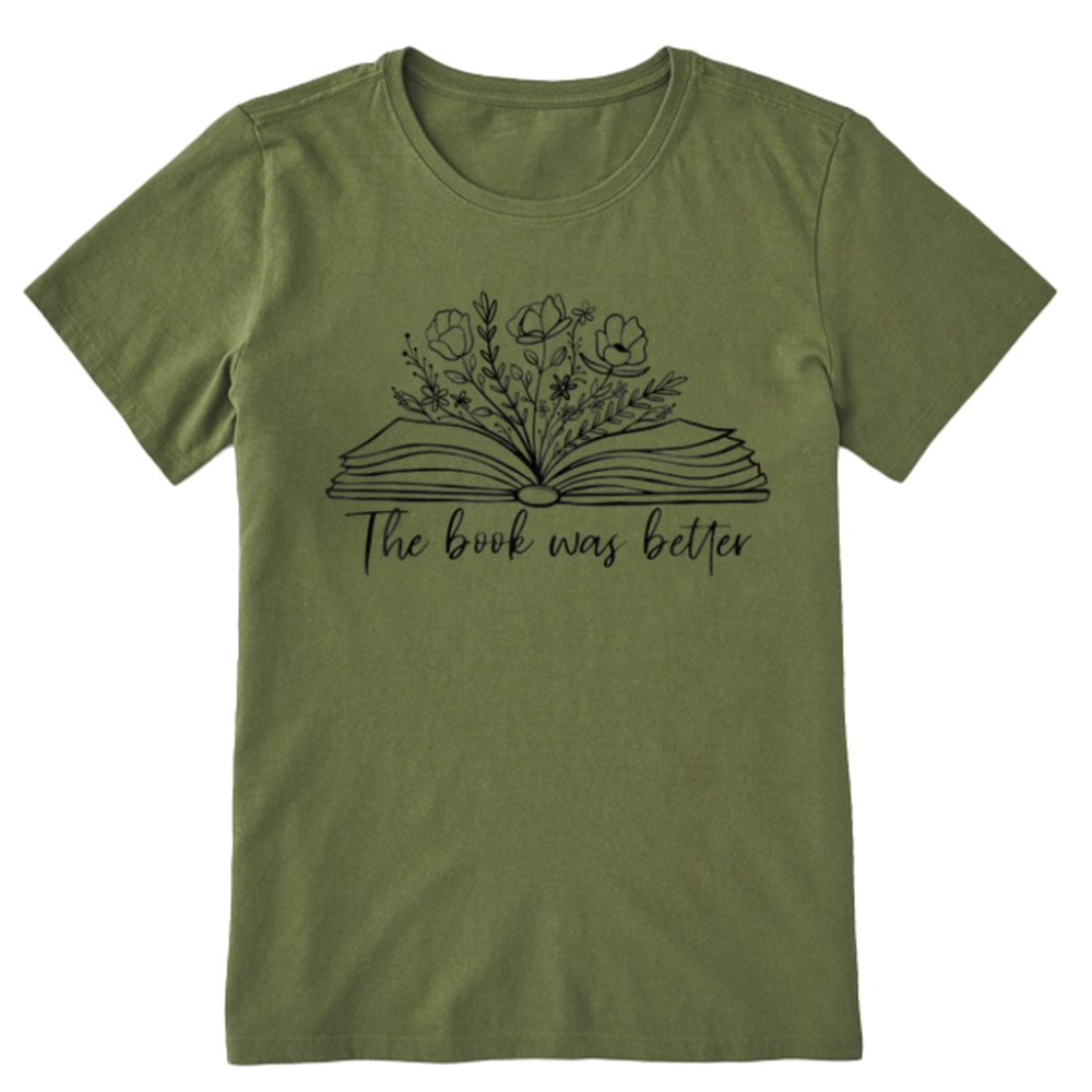 Pagewings Floral The Book Was Better Unisex Classic T-shirt