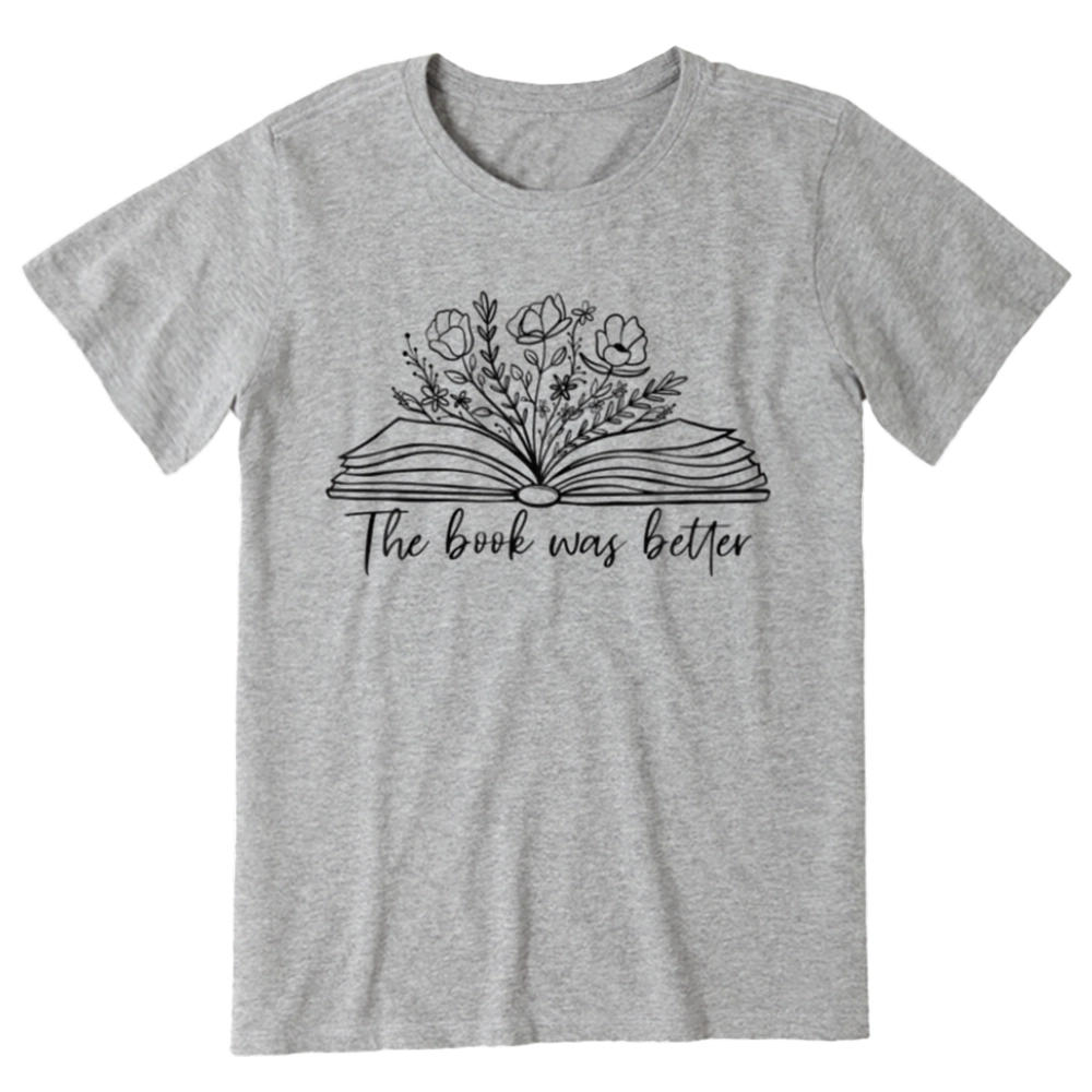 Pagewings Floral The Book Was Better Unisex Classic T-shirt
