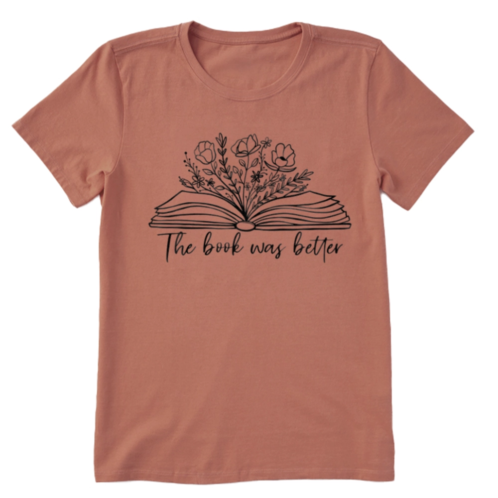 Pagewings Floral The Book Was Better Unisex Classic T-shirt