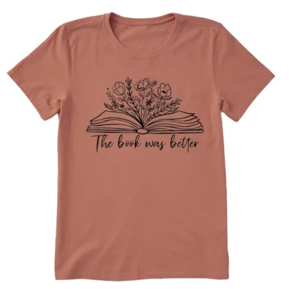 Pagewings Floral The Book Was Better Unisex Classic T-shirt