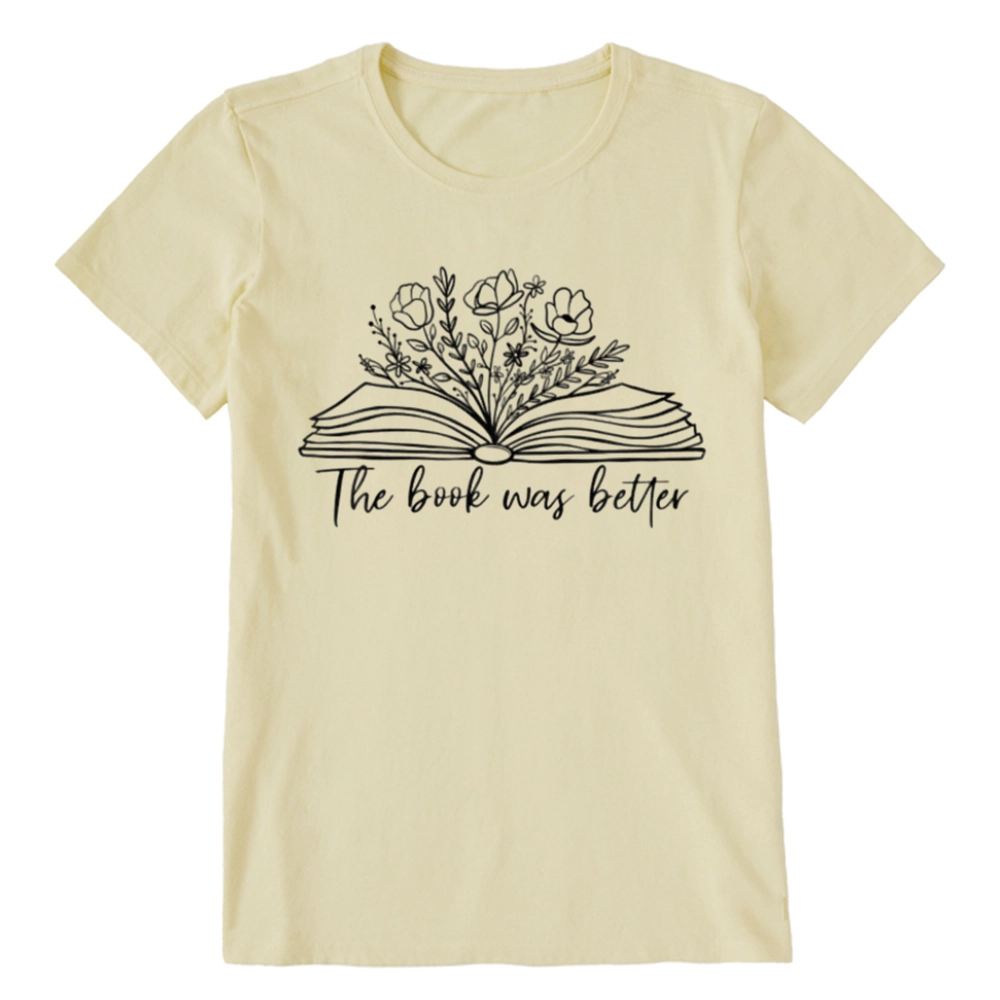 Pagewings Floral The Book Was Better Unisex Classic T-shirt