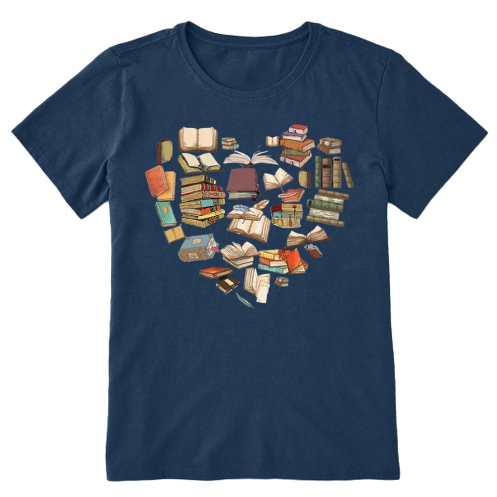 Pagewings Book Heart For Men And Women Unisex Classic T-shirt