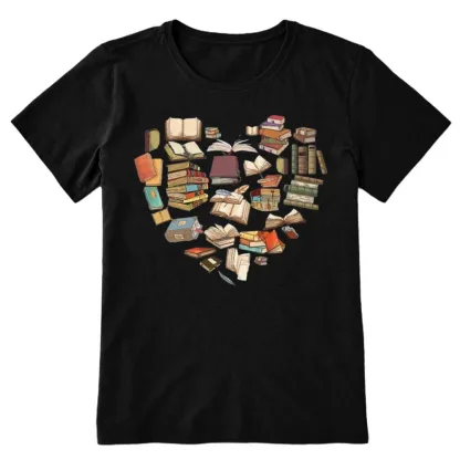 Pagewings Book Heart For Men And Women Unisex Classic T-shirt