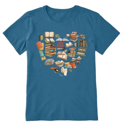 Pagewings Book Heart For Men And Women Unisex Classic T-shirt