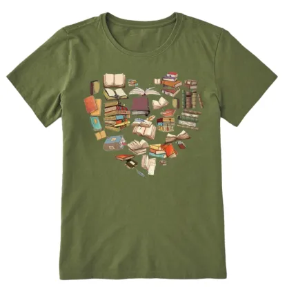 Pagewings Book Heart For Men And Women Unisex Classic T-shirt