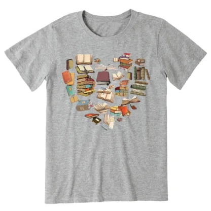 Pagewings Book Heart For Men And Women Unisex Classic T-shirt