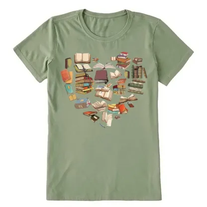 Pagewings Book Heart For Men And Women Unisex Classic T-shirt