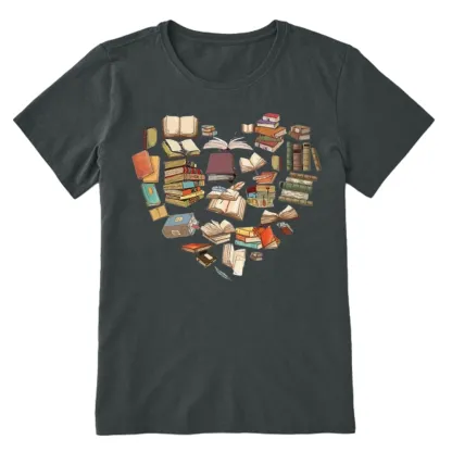 Pagewings Book Heart For Men And Women Unisex Classic T-shirt