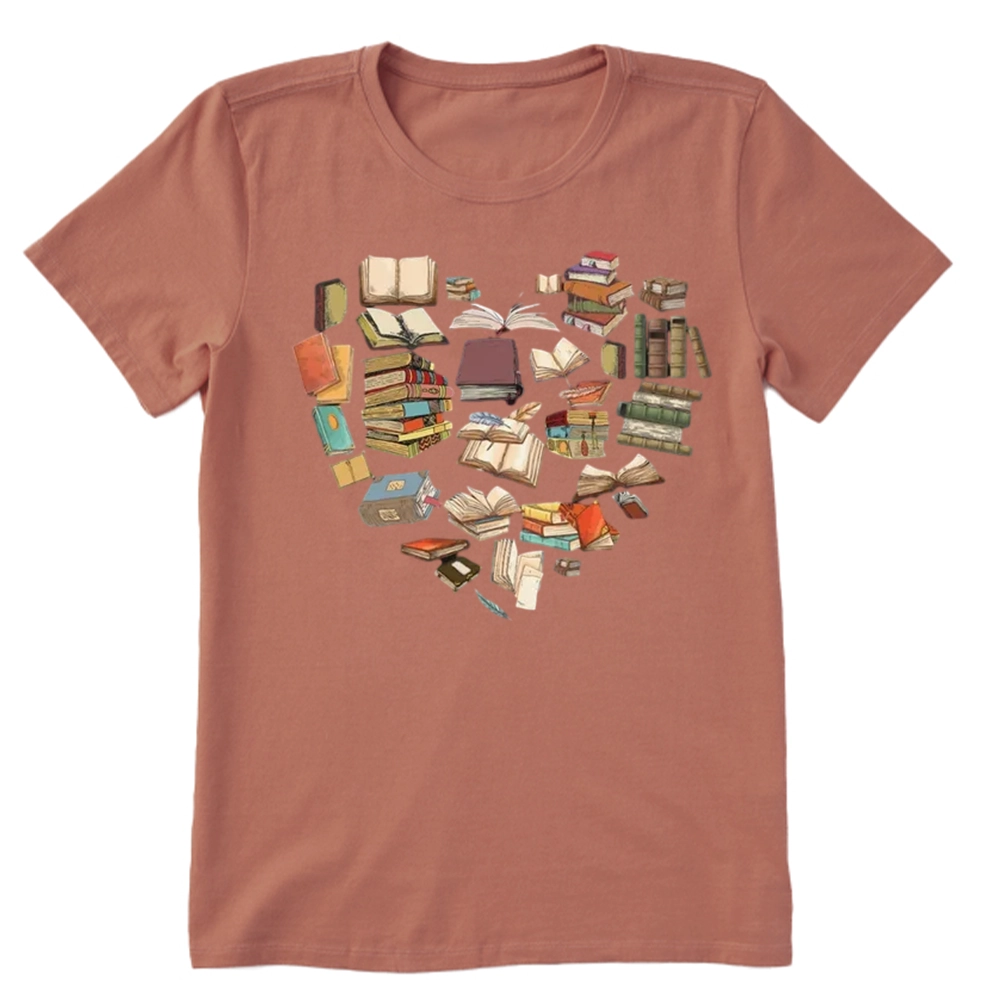 Pagewings Book Heart For Men And Women Unisex Classic T-shirt