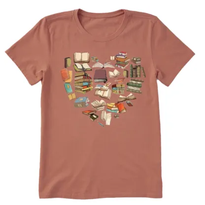 Pagewings Book Heart For Men And Women Unisex Classic T-shirt