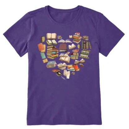 Pagewings Book Heart For Men And Women Unisex Classic T-shirt