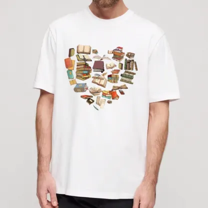 Pagewings Book Heart For Men And Women Unisex Classic T-shirt