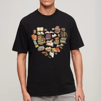 Pagewings Book Heart For Men And Women Unisex Classic T-shirt