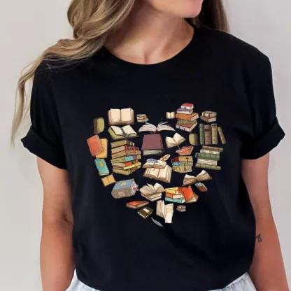 Pagewings Book Heart For Men And Women Unisex Classic T-shirt