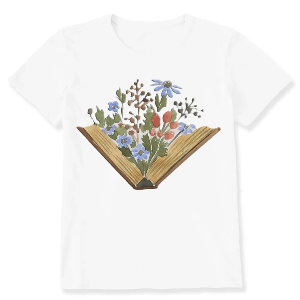 Pagewings Wildflowers Book Unisex Classic T-shirt