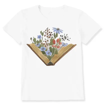 Pagewings Wildflowers Book Unisex Classic T-shirt